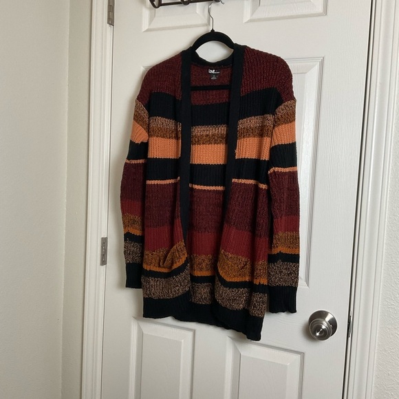 Love by chesley Multicolor Striped Women's Sweater size medium - Picture 2 of 9